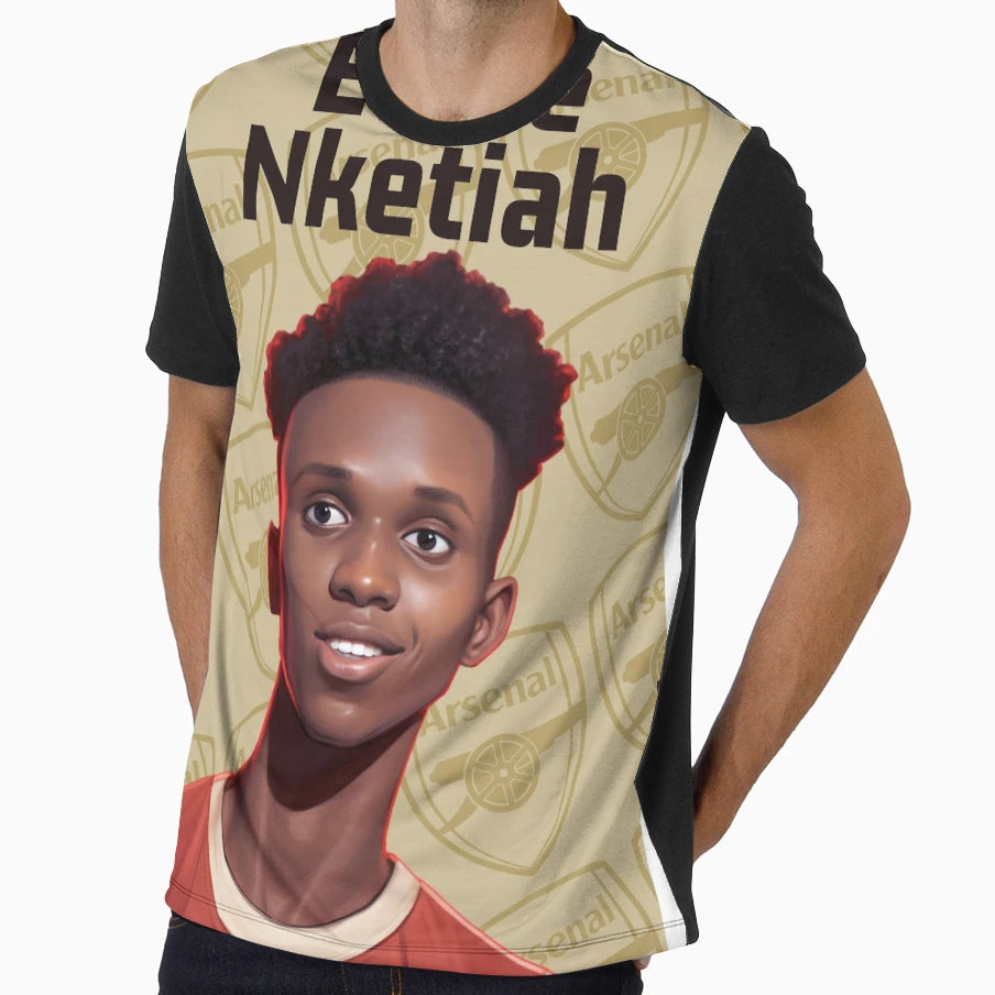Eddie Nketiah T-Shirt - Casual Everyday Wear Unisex - T-Shirt, Sweatshirt, Hoodie