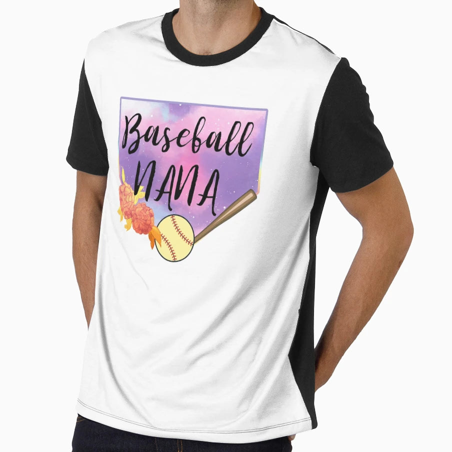 Baseball Nana T-Shirt - Minimalist Print for Adults - T-Shirt, Sweatshirt, Hoodie