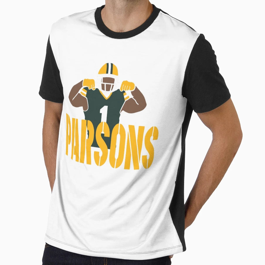 Parsons 1 Green Bay Football T-Shirt - Aesthetic Graphic for Adults - T-Shirt, Sweatshirt, Hoodie