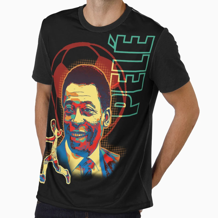 Pele Tribute T-Shirt - Casual Everyday Wear Unisex - T-Shirt, Sweatshirt, Hoodie