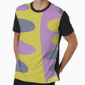MCM abstract shapes lime green and purple by - Adult & Kids T-Shirts, Sweatshirts & Hoodies apparel design preview 1