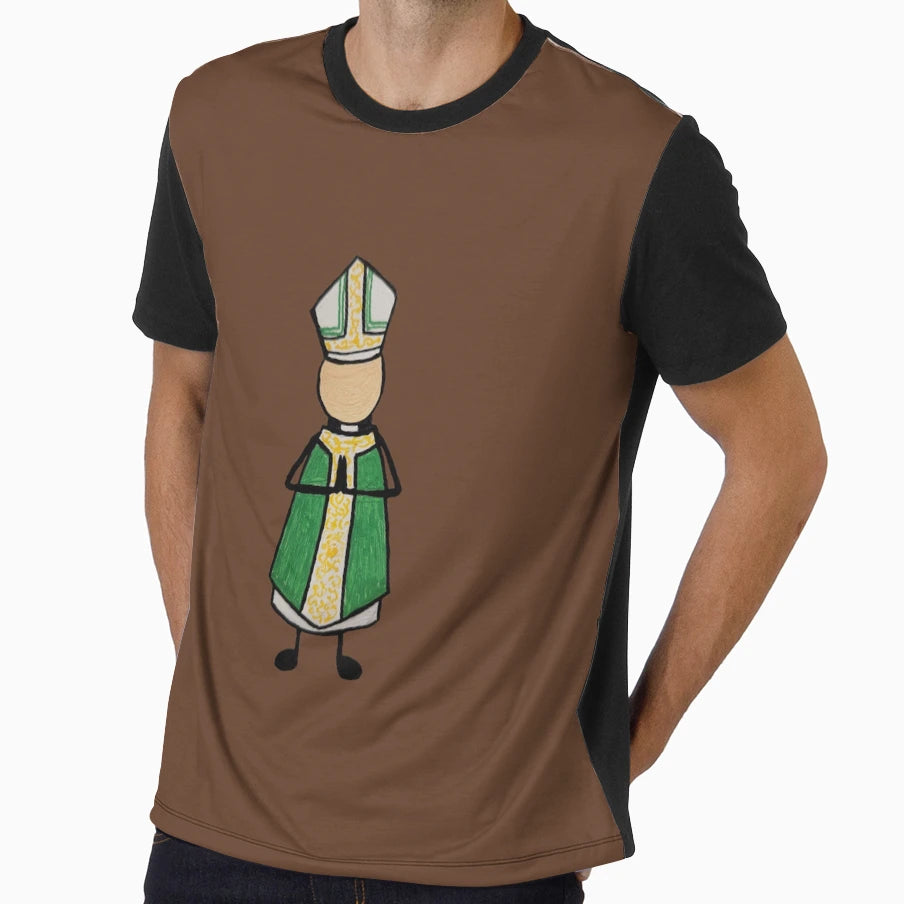 Bishop Brown T-Shirt - Trendy Graphic Men Women - T-Shirt, Sweatshirt, Hoodie