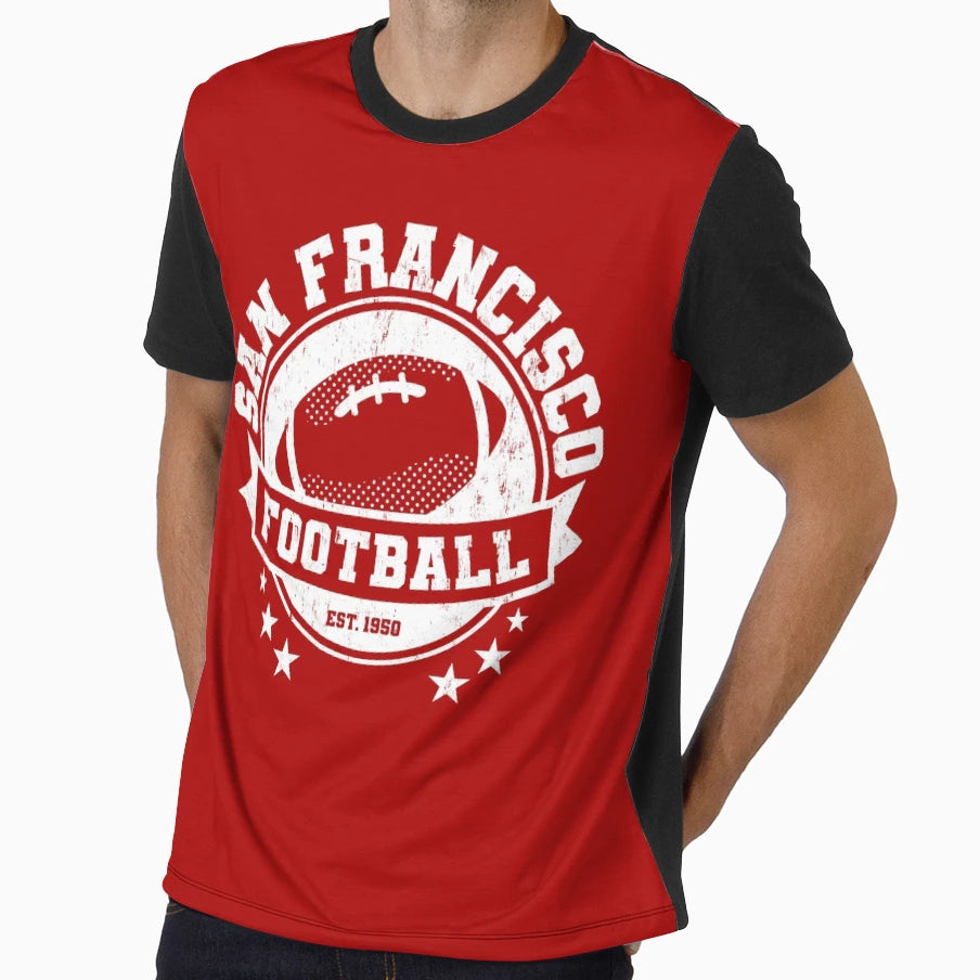 San Fran Football Team League Sports T-Shirt - Streetwear Style Men Women - T-Shirt, Sweatshirt, Hoodie