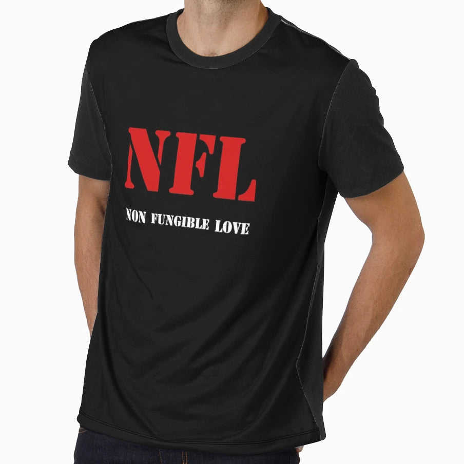 Funny Non Fungible Love Nfl T-Shirt - Fun Novelty Design Unisex - T-Shirt, Sweatshirt, Hoodie