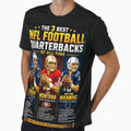 Pro Football 3 Best Quarterbacks T-Shirt - Custom Art Print for Adults - T-Shirt, Sweatshirt, Hoodie