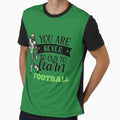 Football Green T-Shirt - Streetwear Style for Adults - T-Shirt, Sweatshirt, Hoodie