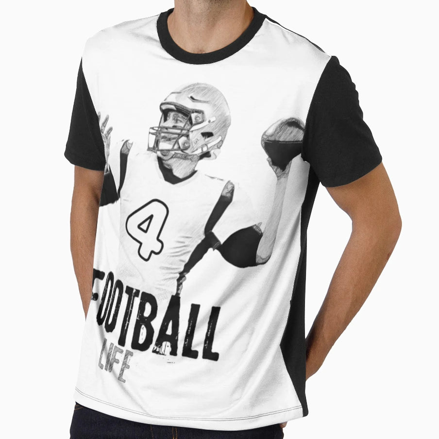 American Football Life T-Shirt - Novelty Apparel Men Women - T-Shirt, Sweatshirt, Hoodie