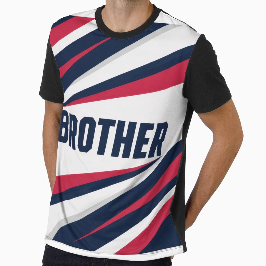 Brother Bold Typography T-Shirt - Graphic Print Unisex - T-Shirt, Sweatshirt, Hoodie