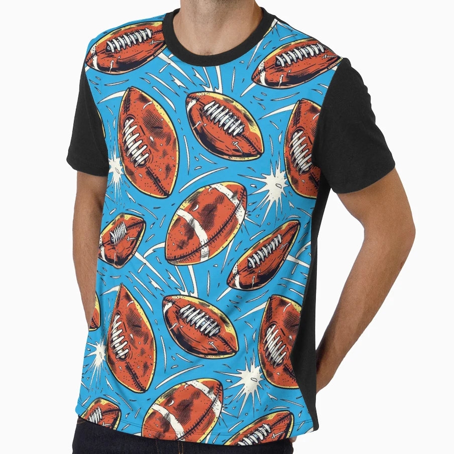 American Football T-Shirt - Unique Graphic Men Women - T-Shirt, Sweatshirt, Hoodie