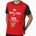 Non Fungible Love Nfl Lovers T-Shirt - Unique Graphic Men Women - T-Shirt, Sweatshirt, Hoodie