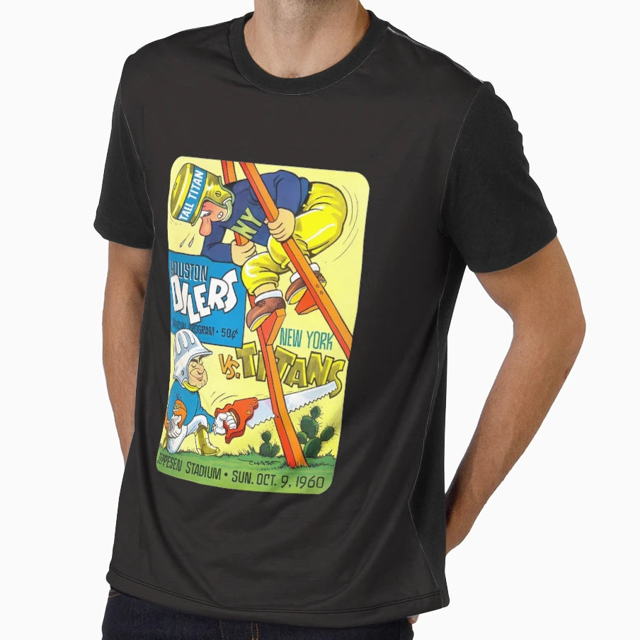 Oilers V Titans T-Shirt - Minimalist Print Unisex - T-Shirt, Sweatshirt, Hoodie