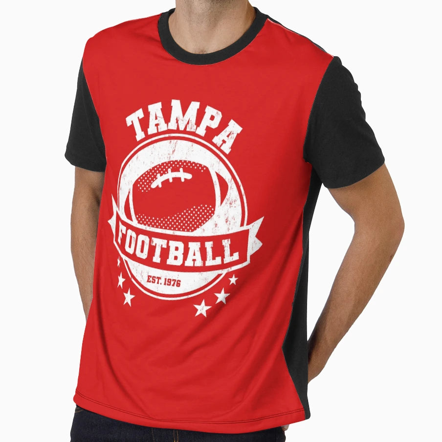 Tampa Football Team League Sports T-Shirt - Novelty Apparel Men Women - T-Shirt, Sweatshirt, Hoodie