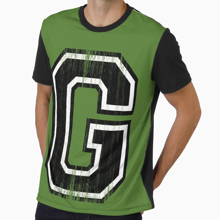 Big Varsity Letter G T-Shirt - Novelty Apparel Men Women - T-Shirt, Sweatshirt, Hoodie