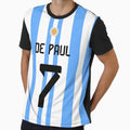 Rodrigo De Paul Argentina World Cup T-Shirt - Graphic Print Unisex - T-Shirt, Sweatshirt, Hoodie