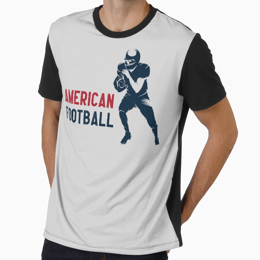 American Football T-Shirt - Minimalist Print for Adults - T-Shirt, Sweatshirt, Hoodie