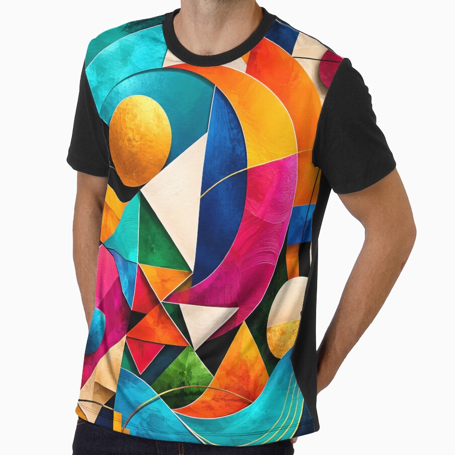 Colorful Modern Art by Pim-Crystal - Adult & Kids T-Shirts, Sweatshirts & Hoodies apparel design preview 1
