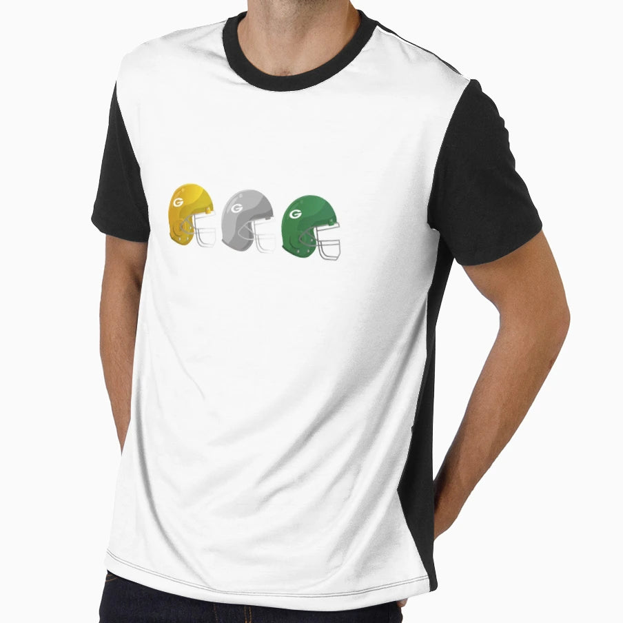American Football Helmet T-Shirt - Custom Art Print Unisex - T-Shirt, Sweatshirt, Hoodie