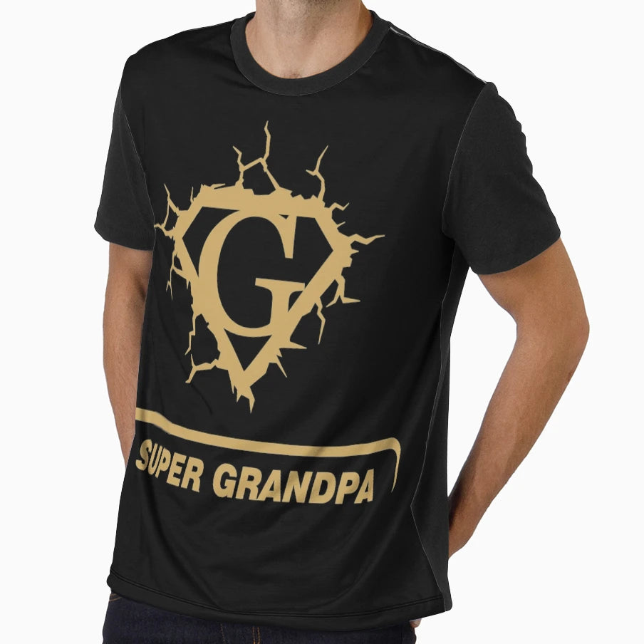 Super Grandpa T-Shirt - Fun Novelty Design for Adults - T-Shirt, Sweatshirt, Hoodie