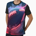 American Football Neon Art T-Shirt - Graphic Print Men Women - T-Shirt, Sweatshirt, Hoodie