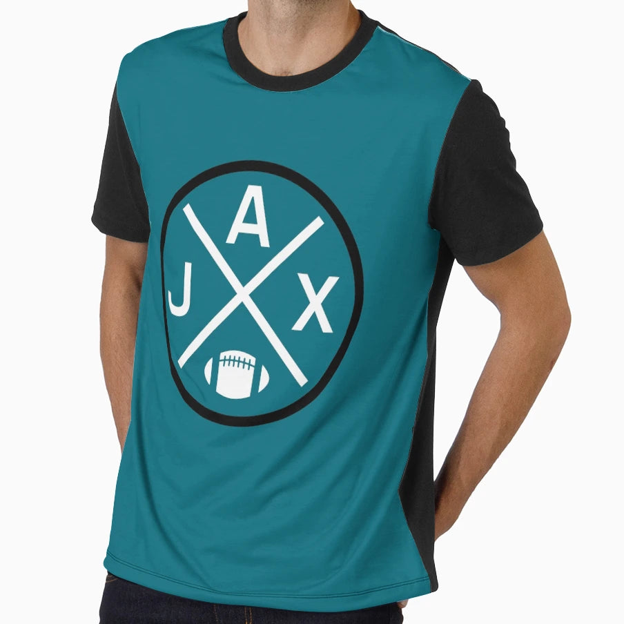 Jacksonville Football Emblem Jax T-Shirt - Minimalist Print Unisex - T-Shirt, Sweatshirt, Hoodie