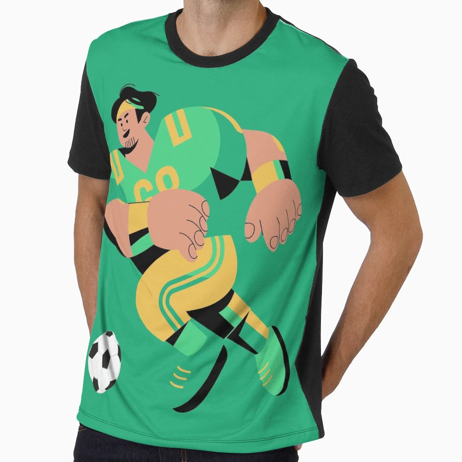 Footballer T-Shirt - Trendy Graphic Men Women - T-Shirt, Sweatshirt, Hoodie