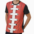 Football Close Up View Football Parts T-Shirt - Fun Novelty Design Unisex - T-Shirt, Sweatshirt, Hoodie