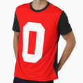 Number 0 Sports Red T-Shirt - Casual Everyday Wear Men Women - T-Shirt, Sweatshirt, Hoodie