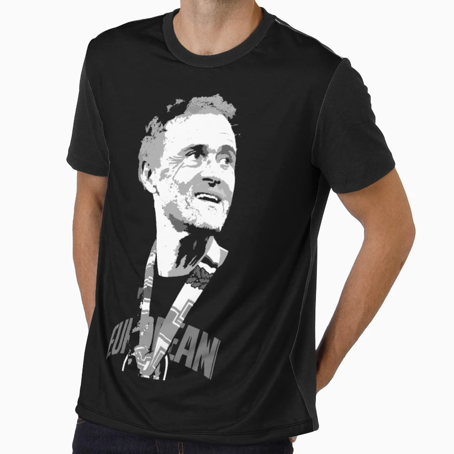 Luis Enrique Portrait T-Shirt - Novelty Apparel Unisex - T-Shirt, Sweatshirt, Hoodie