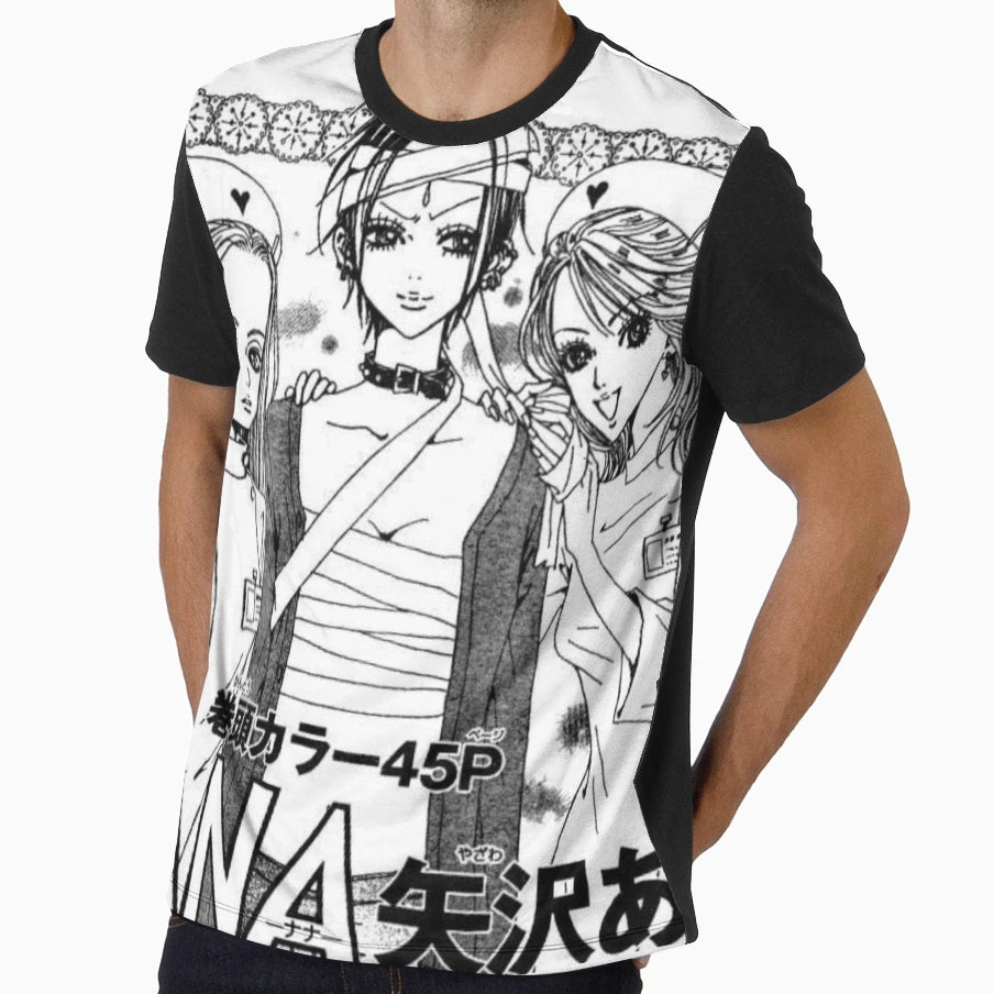 Nana Manga Panel T-Shirt - Casual Everyday Wear Unisex - T-Shirt, Sweatshirt, Hoodie