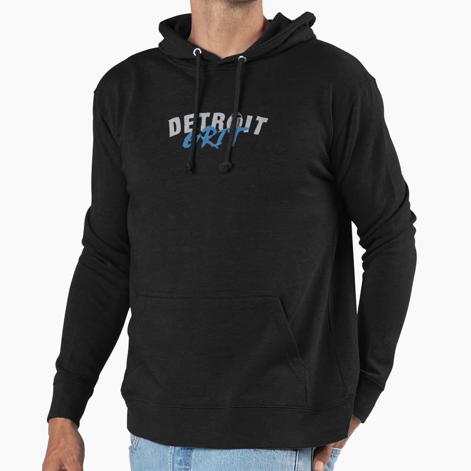 Detroit Grit Hoodie - Trendy Graphic Unisex - T-Shirt, Sweatshirt, Hoodie