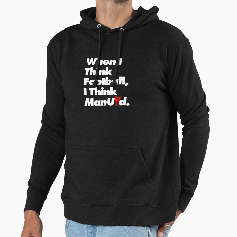 Manchester United Hoodie - Streetwear Style Unisex - T-Shirt, Sweatshirt, Hoodie