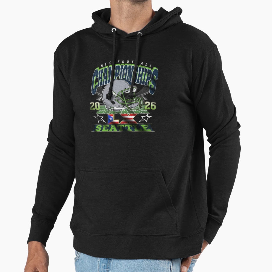 Championship Seattle Seahawks Hoodie - Streetwear Style Unisex - T-Shirt, Sweatshirt, Hoodie