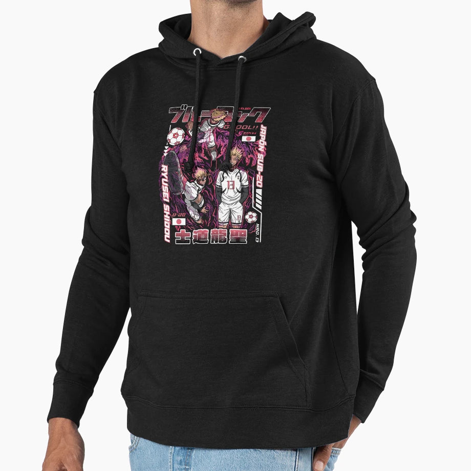 Ryusei Shidou Hoodie - Novelty Apparel for Adults - T-Shirt, Sweatshirt, Hoodie