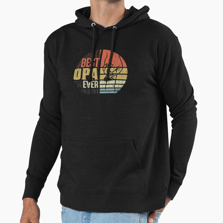 Best Opa Ever Gift Opa Grandpa Fathers Day Hoodie - Trendy Graphic Unisex - T-Shirt, Sweatshirt, Hoodie