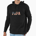 Papa American Flag Grandpa Dad Hoodie - Minimalist Print for Adults - T-Shirt, Sweatshirt, Hoodie
