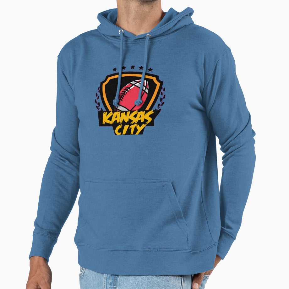 Kansas City Football Hoodie - Aesthetic Graphic for Adults - T-Shirt, Sweatshirt, Hoodie