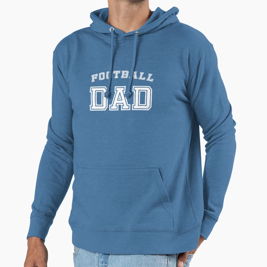 Football Dad Gift Proud Father T-Shirt - Minimalist Print Unisex - T-Shirt, Sweatshirt, Hoodie