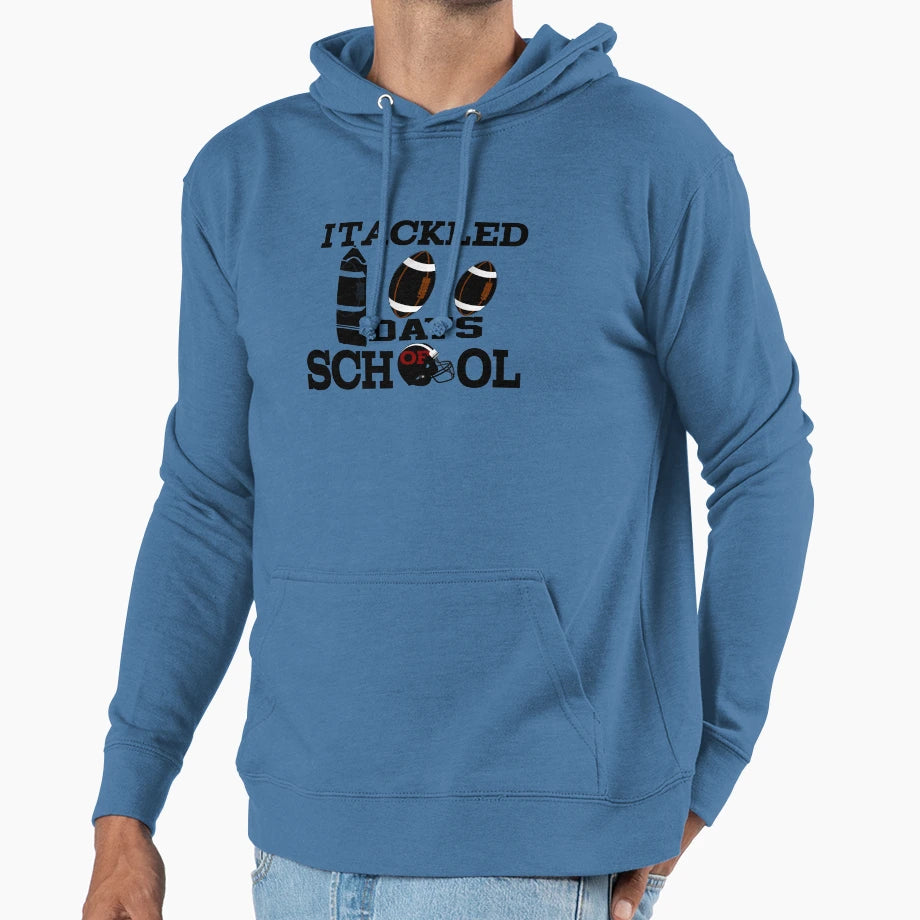 I Tackled 100Days School Hoodie - Custom Art Print Unisex - T-Shirt, Sweatshirt, Hoodie