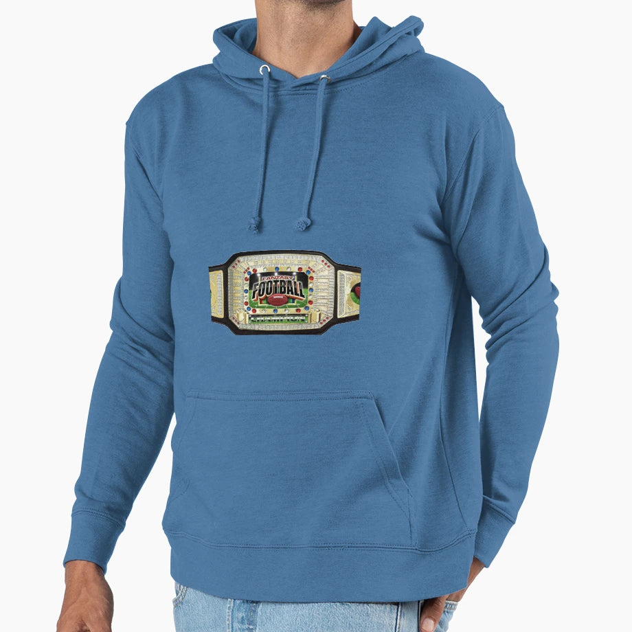 Fantasy Football Championship Belt Hoodie - Aesthetic Graphic Unisex - T-Shirt, Sweatshirt, Hoodie