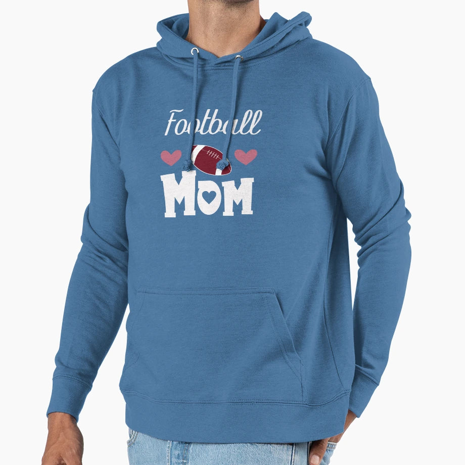 Funny Rugby Mom Gift Football Mom Hoodie - Streetwear Style Men Women - T-Shirt, Sweatshirt, Hoodie