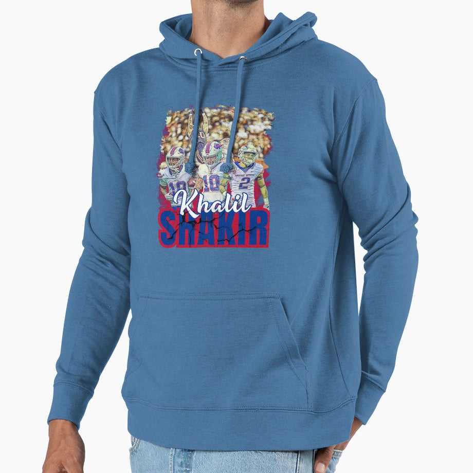Shakir Action Game Day Hero Hoodie - Graphic Print Unisex - T-Shirt, Sweatshirt, Hoodie