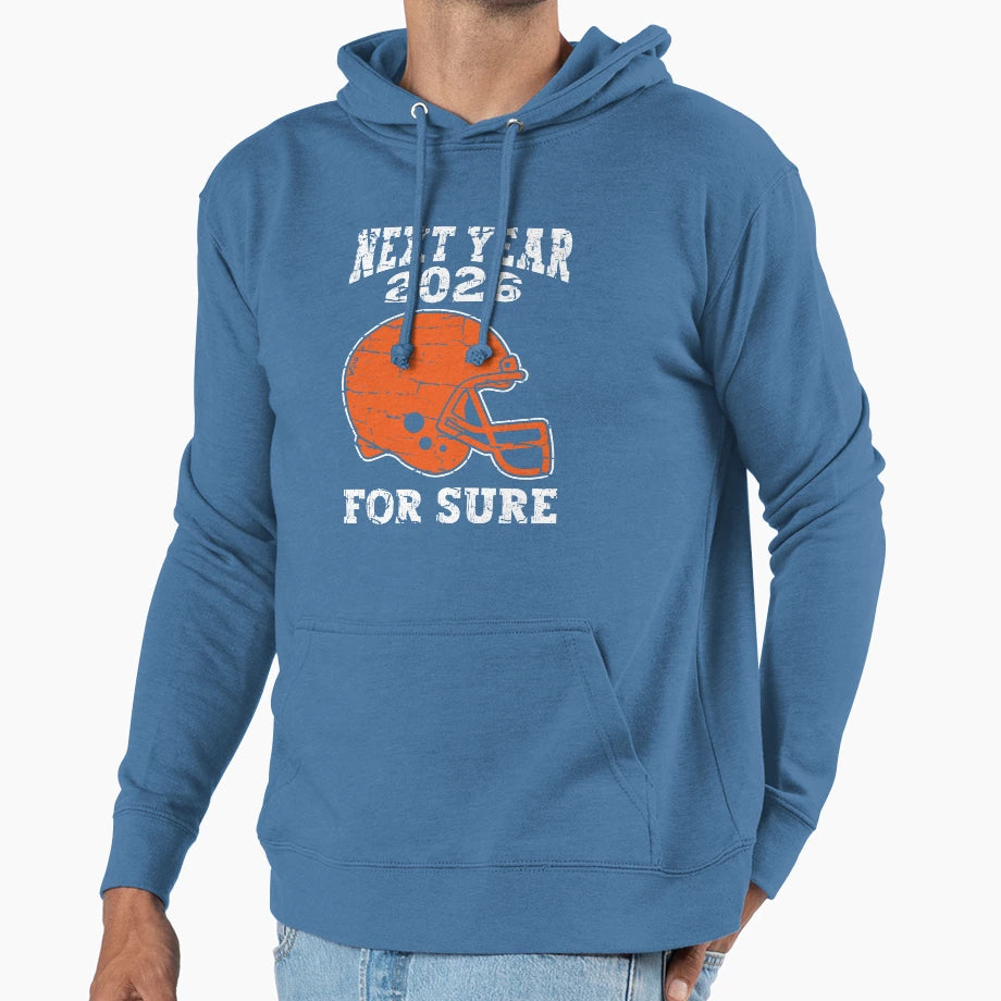 Orange And Brown Game Day Cleveland Hoodie - Aesthetic Graphic Unisex - T-Shirt, Sweatshirt, Hoodie