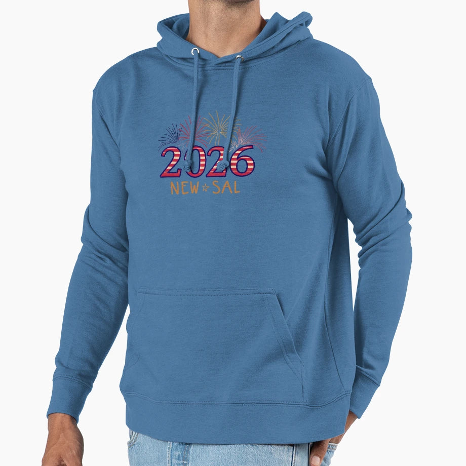 Usa New Year 2026 Joyful Events Hoodie - Aesthetic Graphic Unisex - T-Shirt, Sweatshirt, Hoodie
