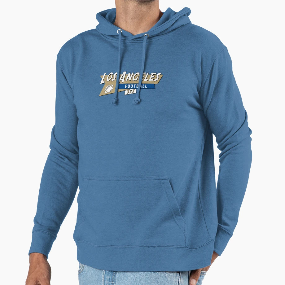 Los Angeles R 90S Football Hoodie - Graphic Print Men Women - T-Shirt, Sweatshirt, Hoodie