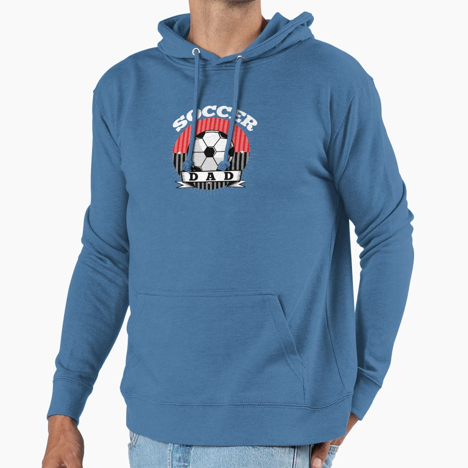 Soccer Dad Fathers Day Best Gift Hoodie - Casual Everyday Wear Men Women - T-Shirt, Sweatshirt, Hoodie