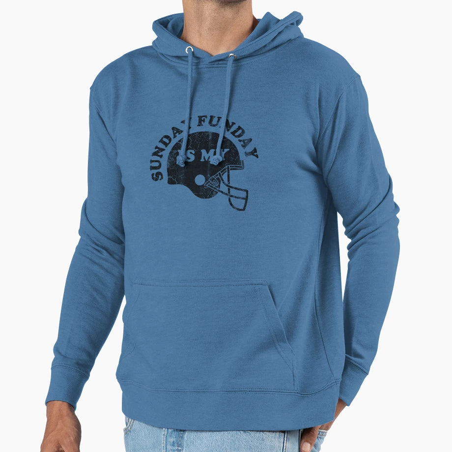 Sunday Is My Funday Hoodie - Minimalist Print Men Women - T-Shirt, Sweatshirt, Hoodie