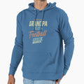 Grandpa Football Player Hoodie - Fun Novelty Design for Adults - T-Shirt, Sweatshirt, Hoodie