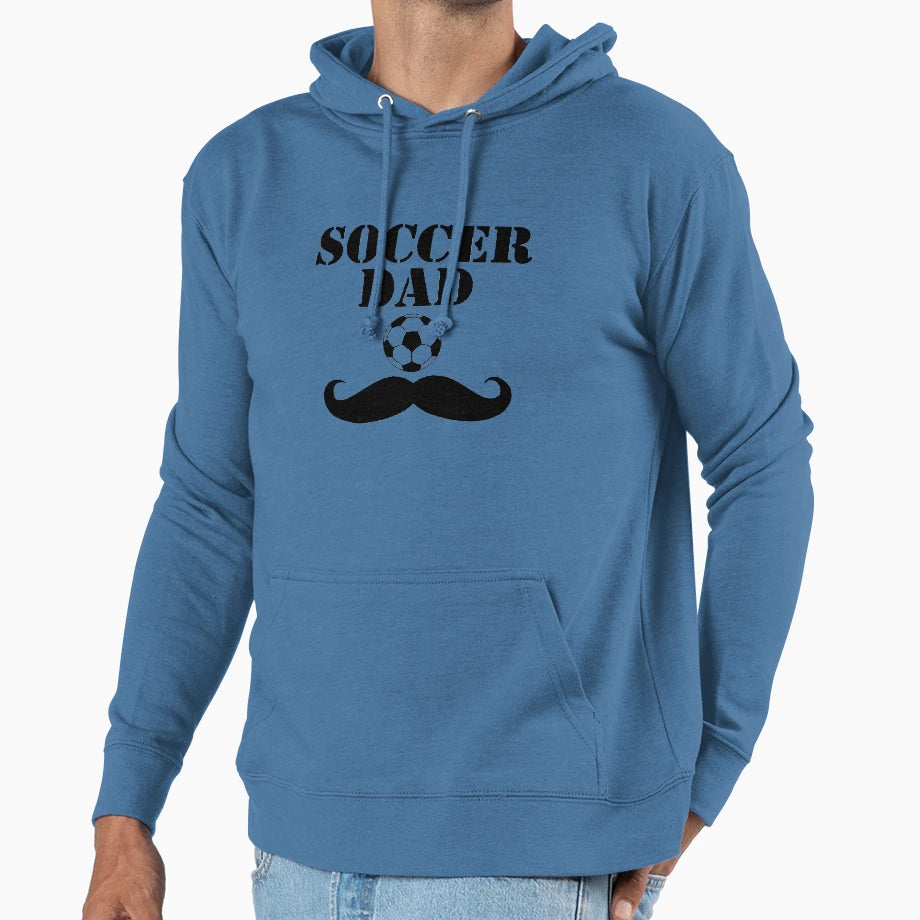 Soccer Dad Hoodie - Aesthetic Graphic for Adults - T-Shirt, Sweatshirt, Hoodie