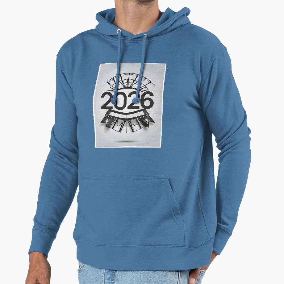 2026 Monochrome Vision Minimal Hoodie - Novelty Apparel Men Women - T-Shirt, Sweatshirt, Hoodie
