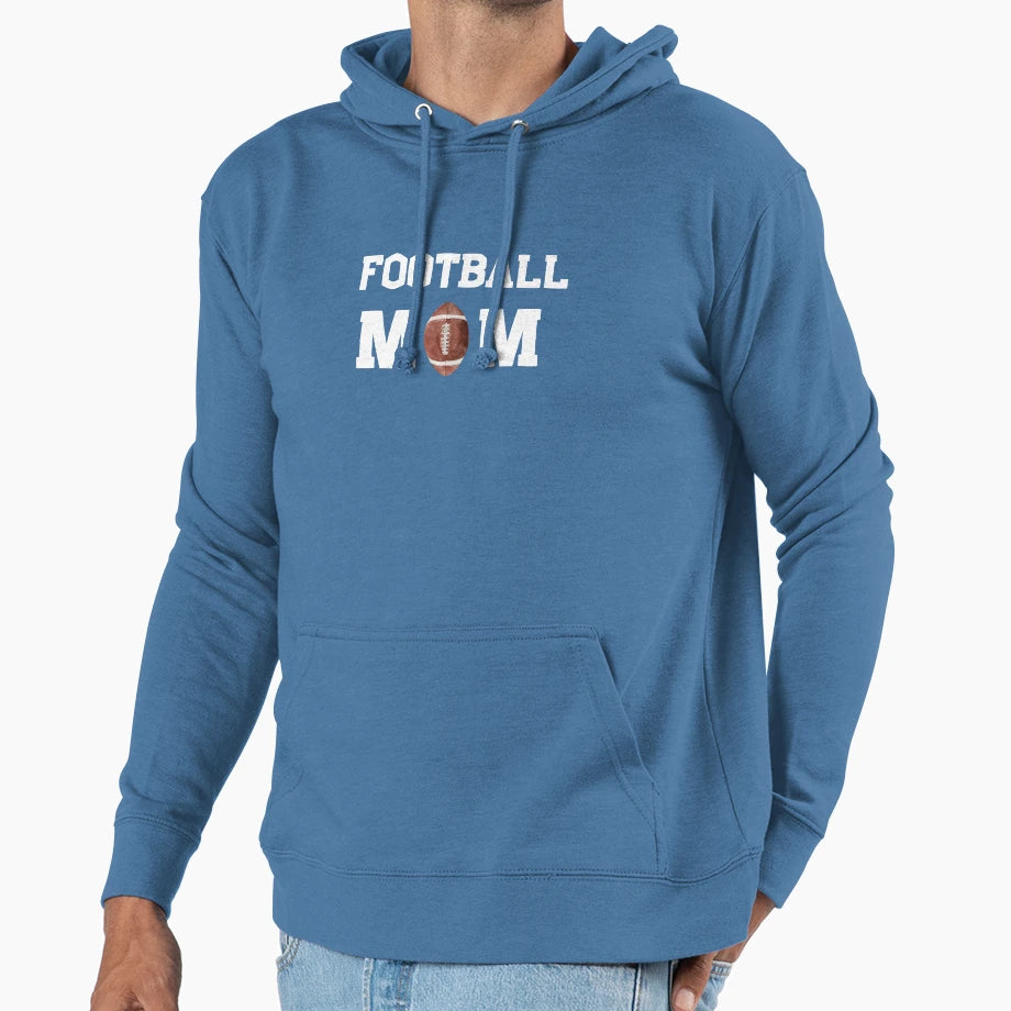 Football Mom Funny Football And Football Hoodie - Graphic Print Men Women - T-Shirt, Sweatshirt, Hoodie